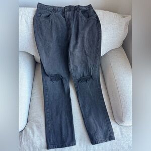 Cotton On Charcoal Straight Leg Jeans